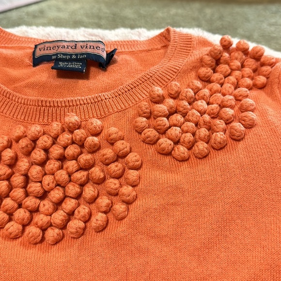 Vineyard Vines French Knot Crew Neck Cashmere Blend Sweater Size S - Picture 3 of 9